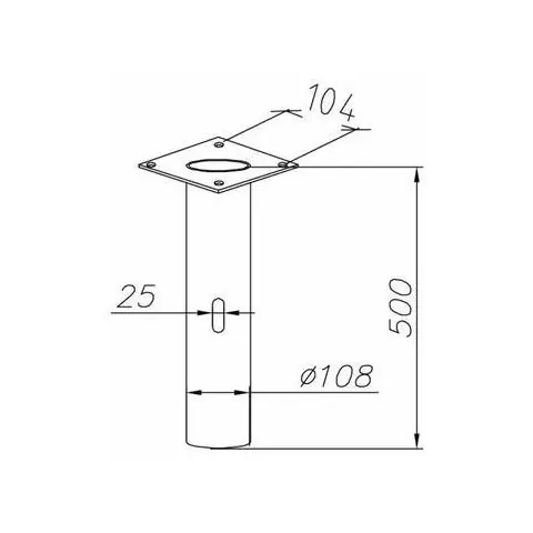 Erbjudandepris Norlys 207 Betongfundamentsadapter